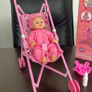 Doll Printed Stroller-Pram Toy (Only Stroller)