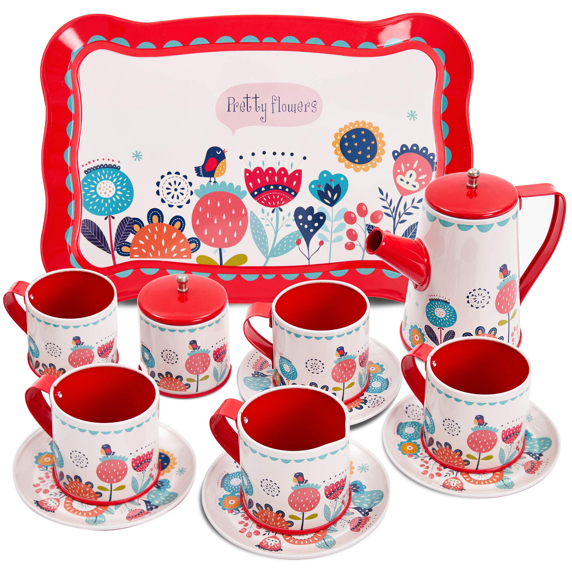 Girls tin 2024 tea set